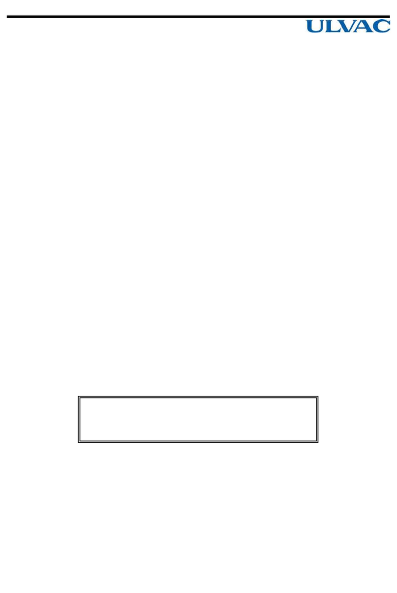 Ulvac PRC-003A instruction manual