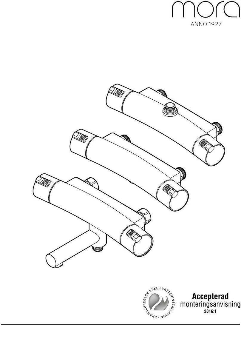 Mora MMIX MA 73 01 00 Series Installation and maintenance  instruction
