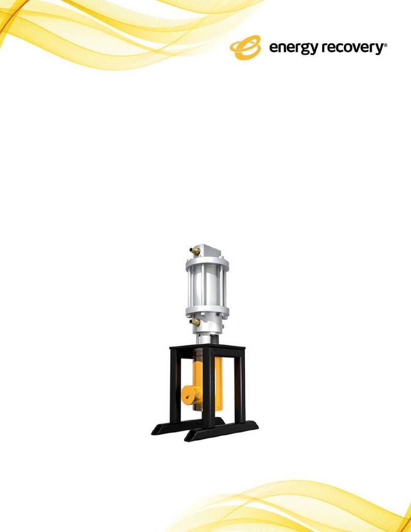 Energy Recovery PX G1300 Installation and operation manual