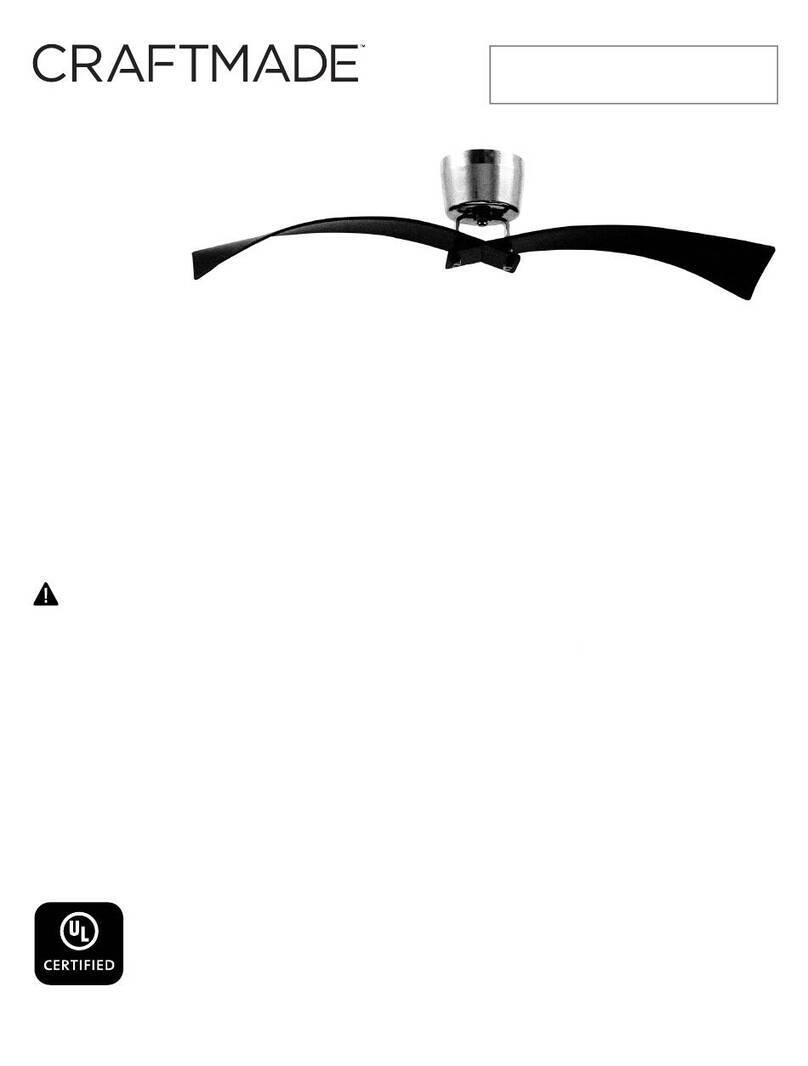Craftmade Tern TRN52 installation guide