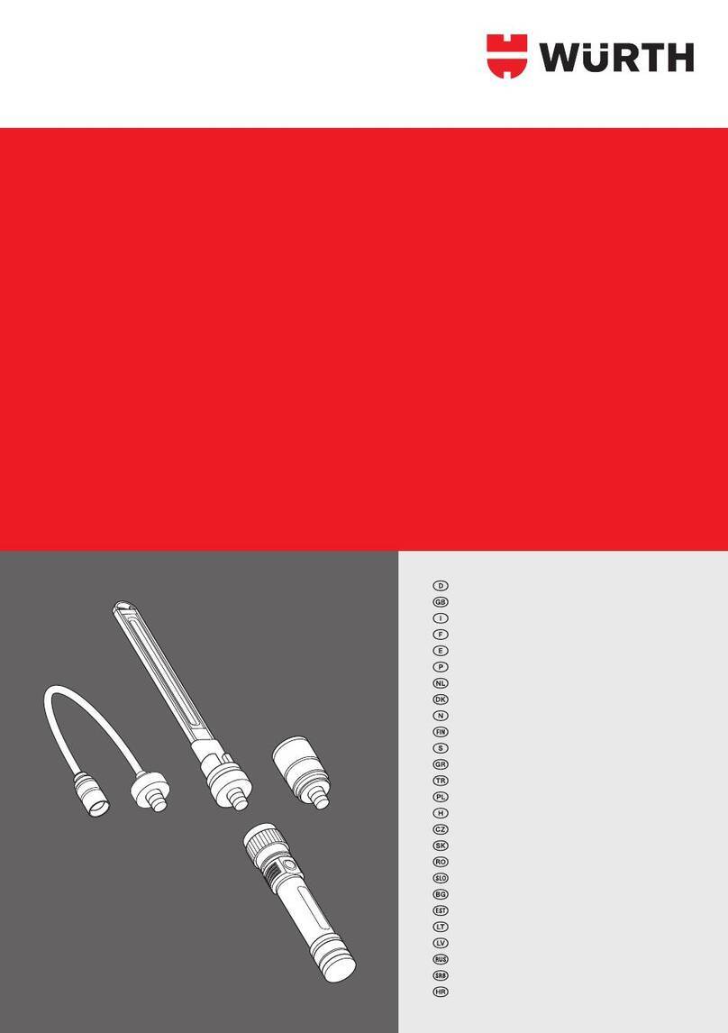 Würth 0827 806 301 User manual
