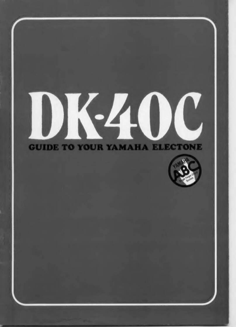 Yamaha Electone DK-40C Guide