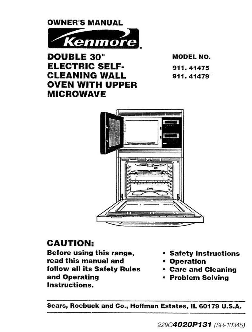 Sears Kenmore 911.41475 owner's manual