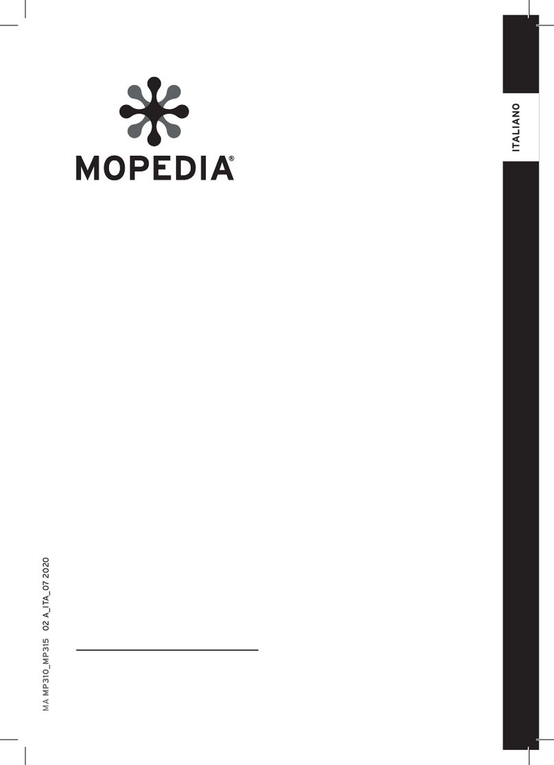 Moretti MOPEDIA MP310 instruction manual