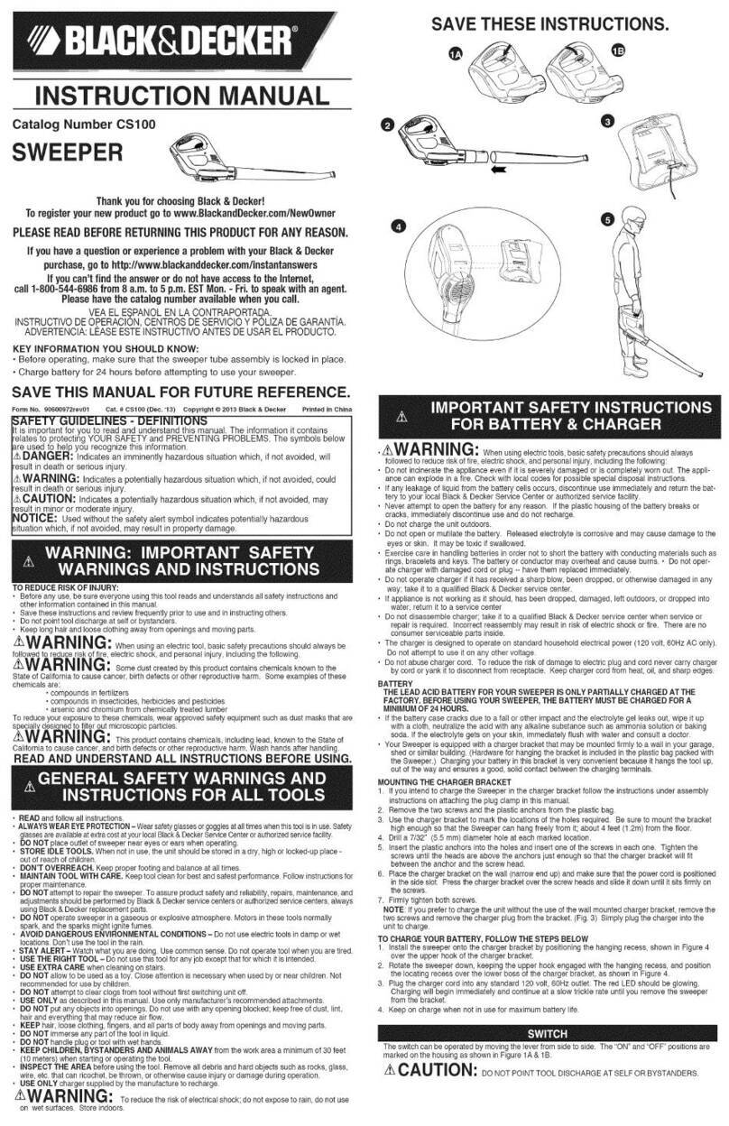 Black & Decker CS100 User manual