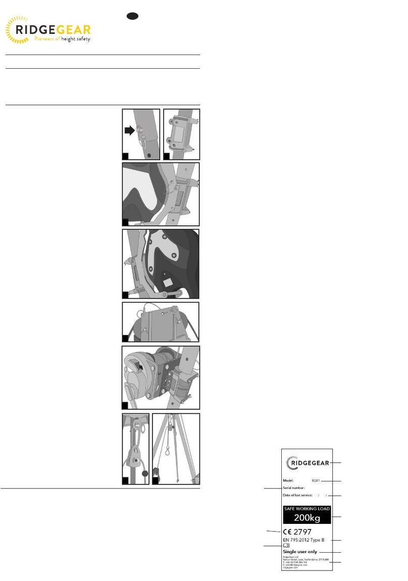 RIDGEGEAR RGR1 User manual