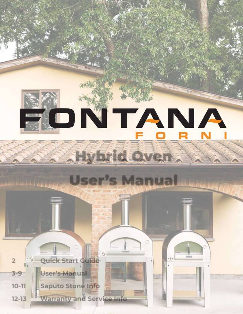 Fontana Forni 8070-1PRO user manual