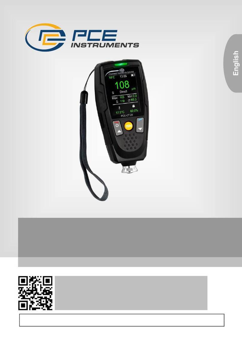 PCE Instruments PCE-CT 29 User manual