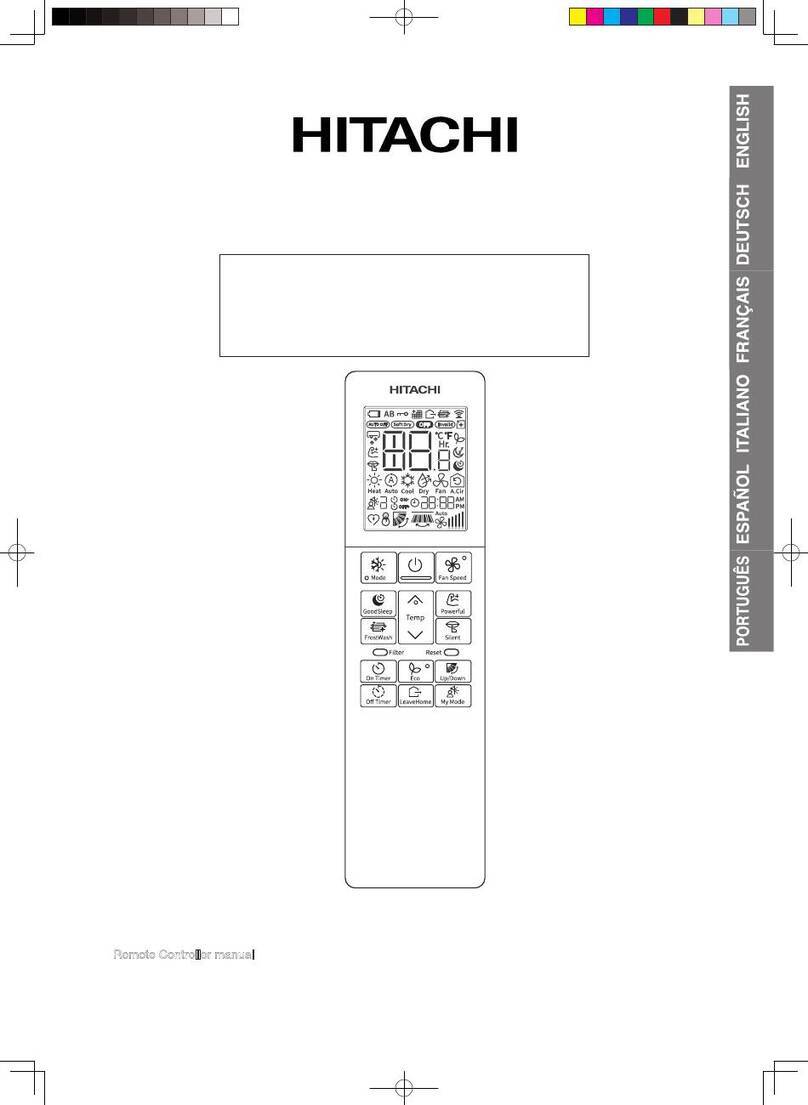 Hitachi RC-AGU1EA0G manual