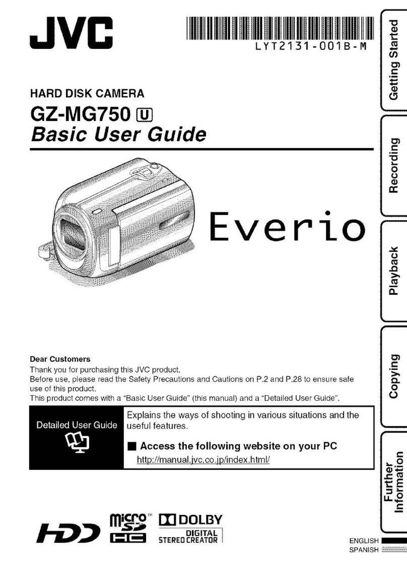 JVC Everio GZ-MG750 Operating and maintenance manual