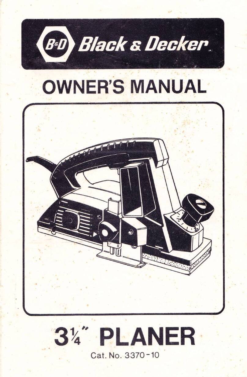 Black & Decker 3370-10 owner's manual