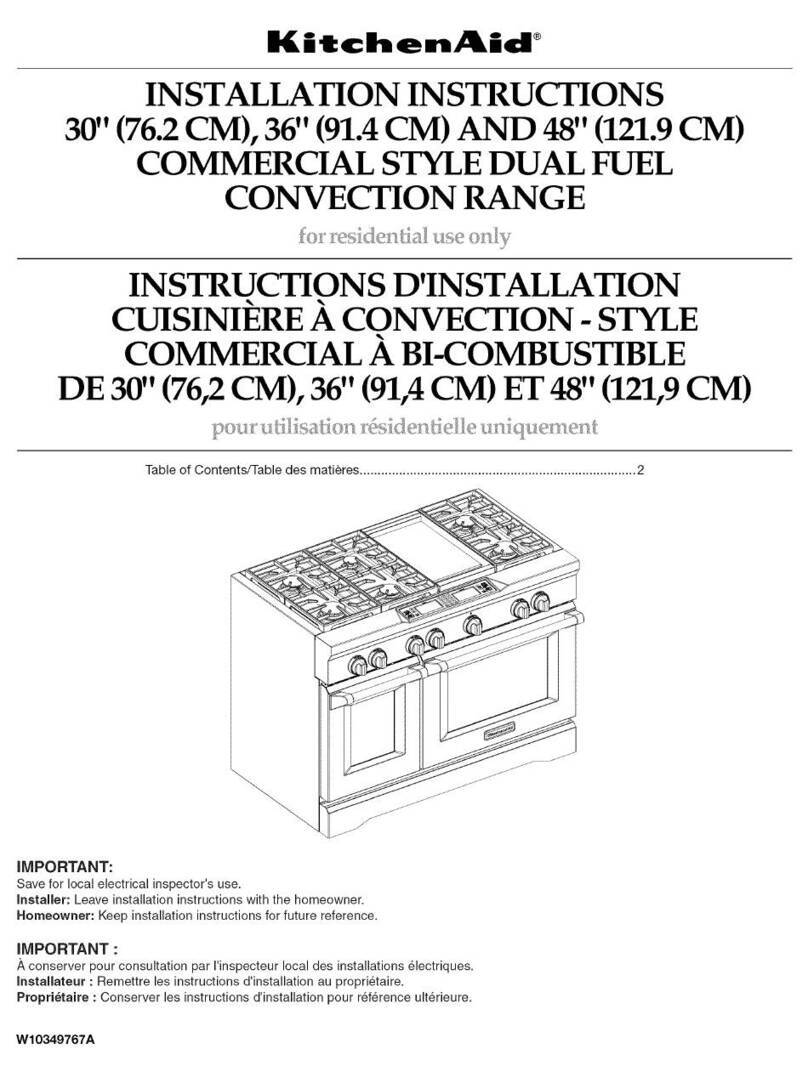 KitchenAid KDRS407VSS01 User manual