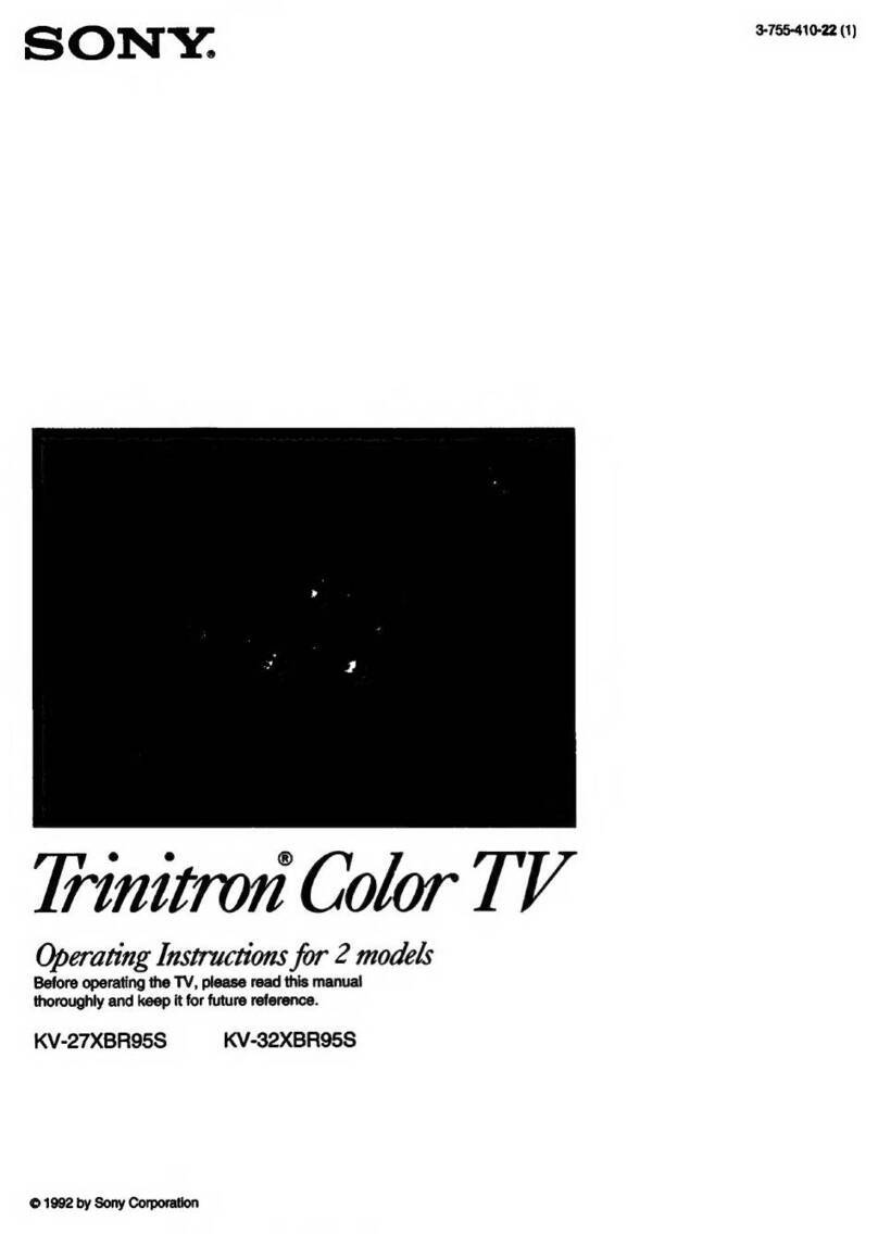 Sony Trinitron KV-27XBR95S User manual