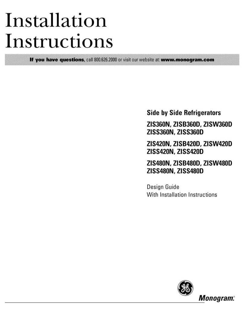Monogram ZIS360N User manual