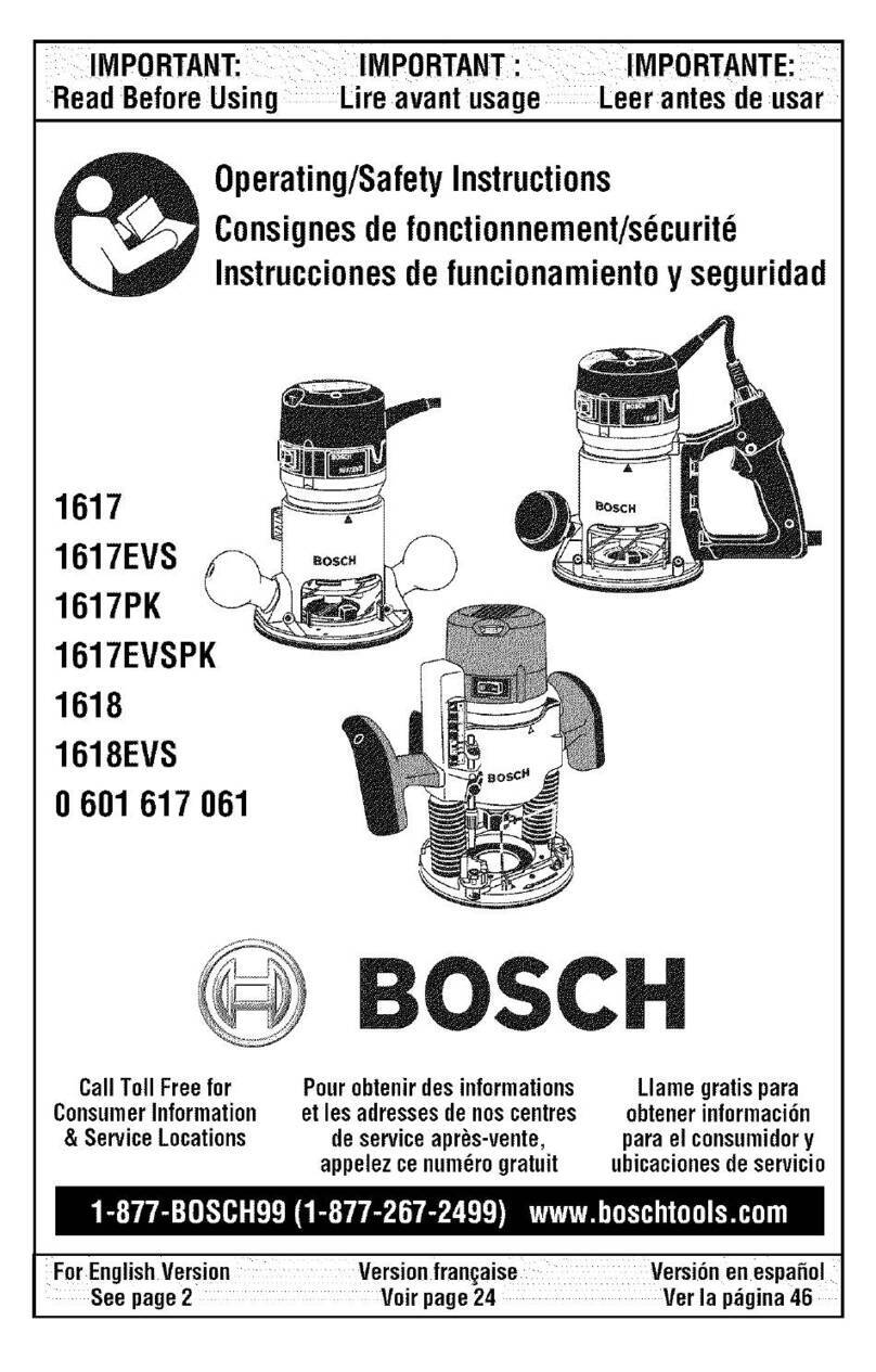 Bosch 1617 Assembly instructions