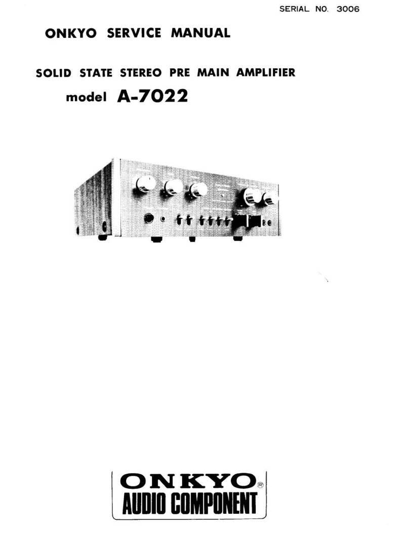 Onkyo A-7022 Service manual