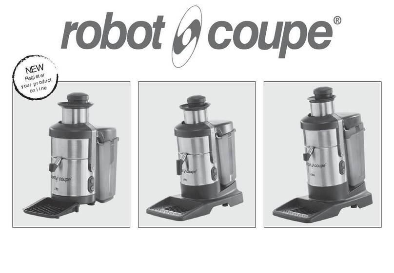 Robot Coupe J 80 operating instructions