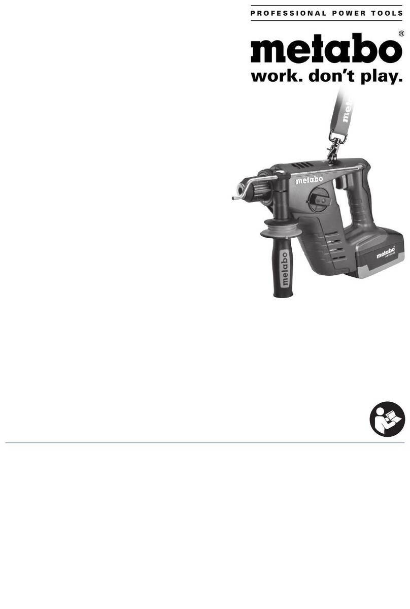 Metabo BHA 18 LT User manual