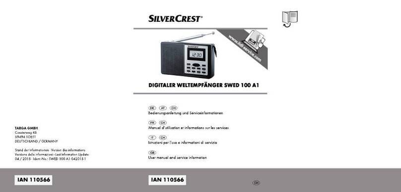 Silvercrest SWED 100 A1 user manual