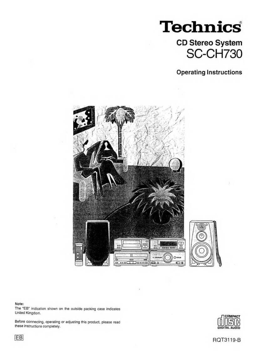 Technics SC-CH730 User manual
