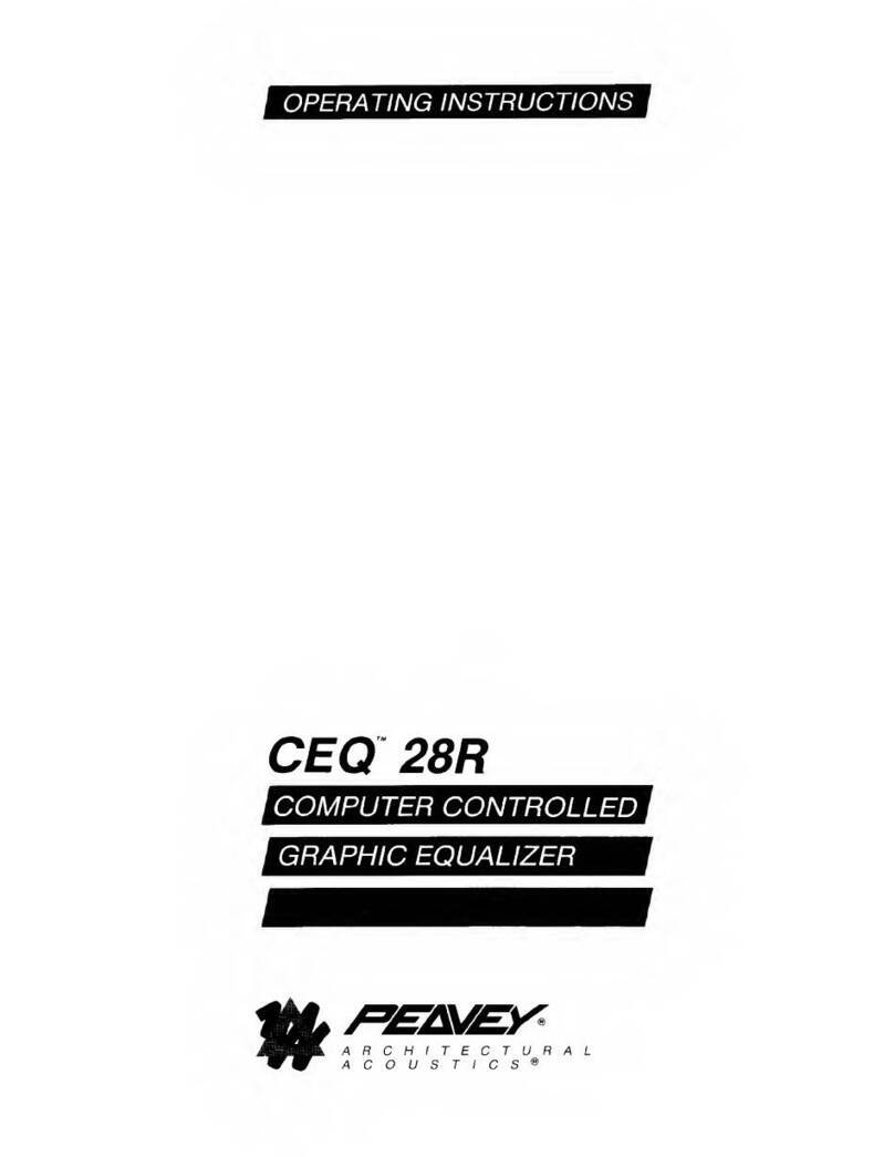 Peavey CEQ 28R operating instructions