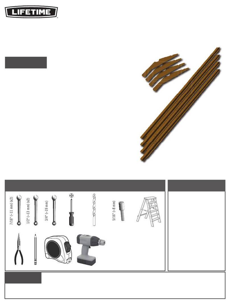 Lifetime 60011 Assembly instructions