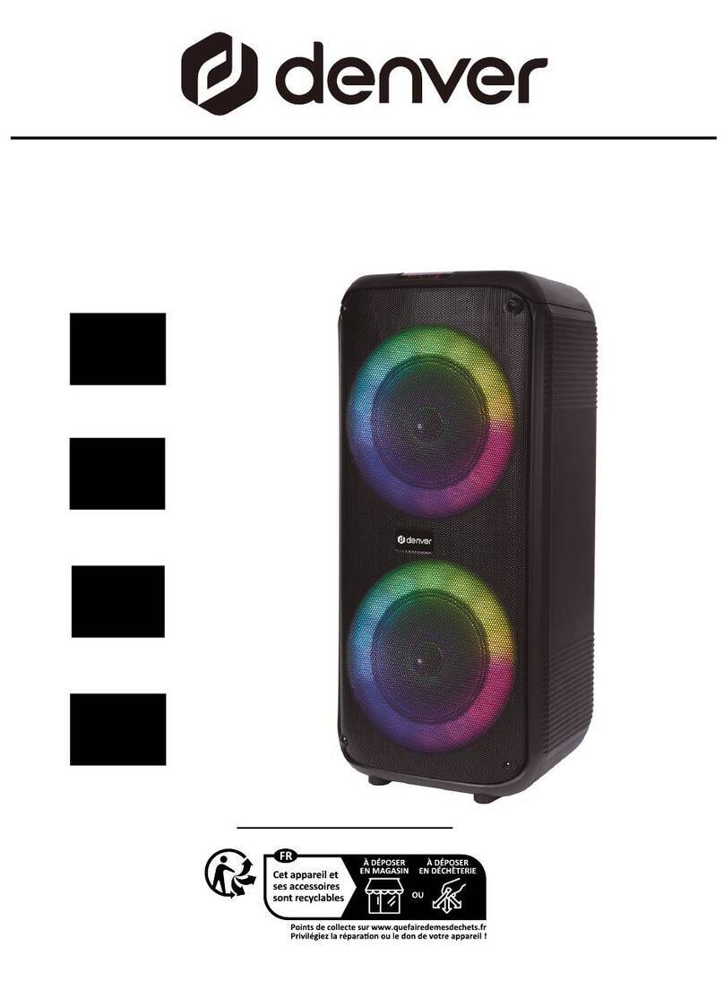 Denver BPS-354 instruction manual