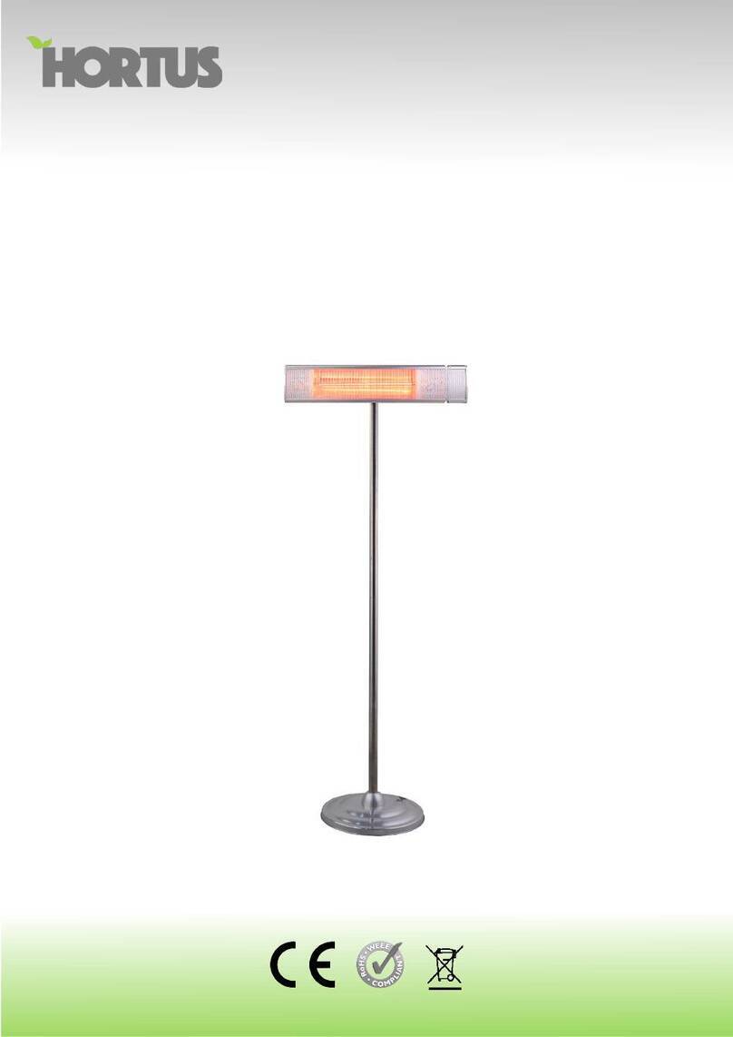 Hortus Golden tube THH15 User manual