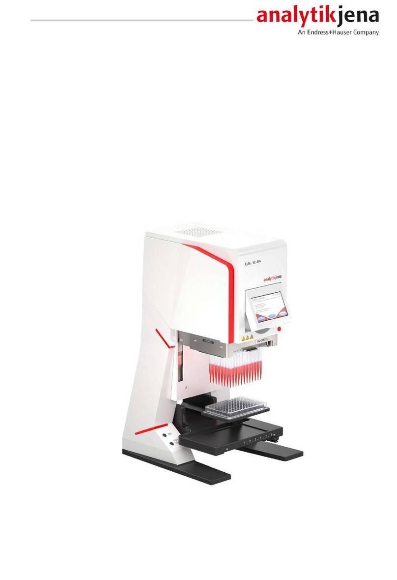 Endress+Hauser analytikjena CyBio SELMA Series operating manual