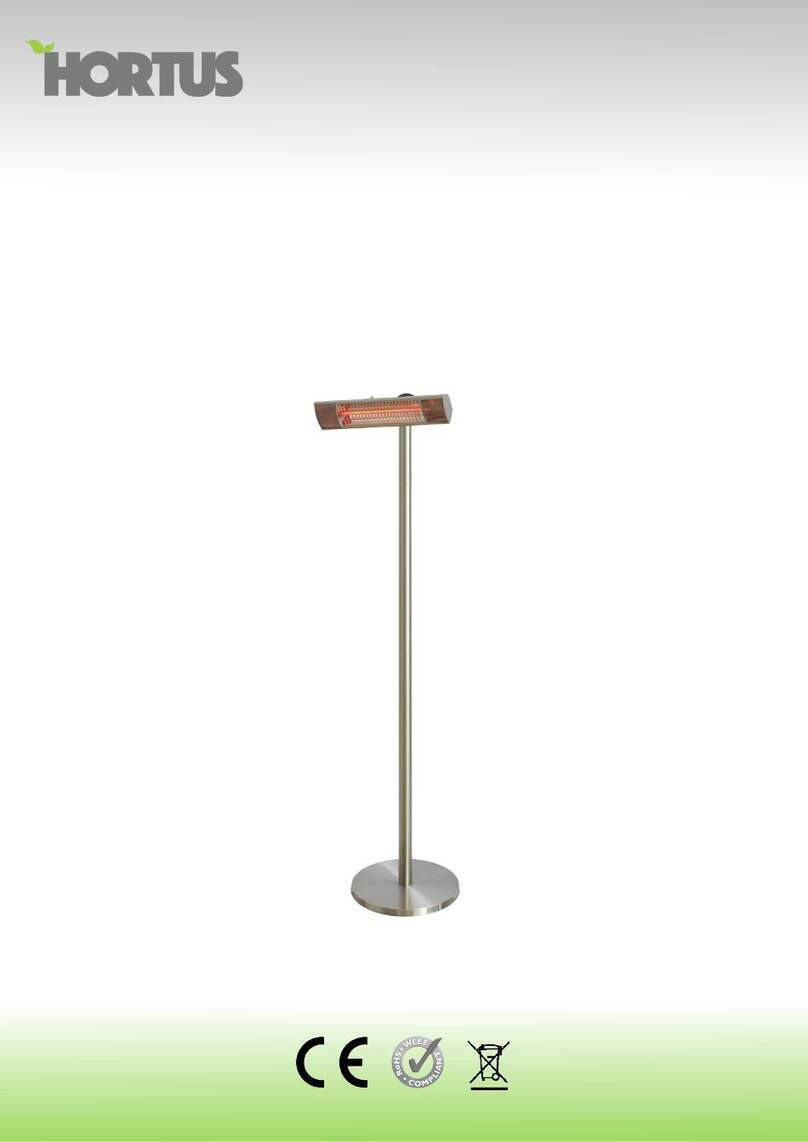 Hortus Golden tube ZHQ1580-S User manual
