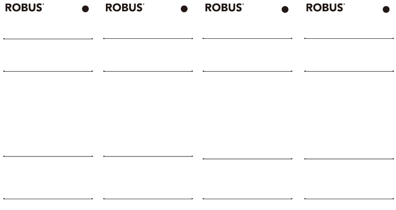 Robus R135-04 quick start guide