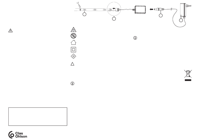 Clas Ohlson SP-LS3MCCTW12-60D-01B quick start guide