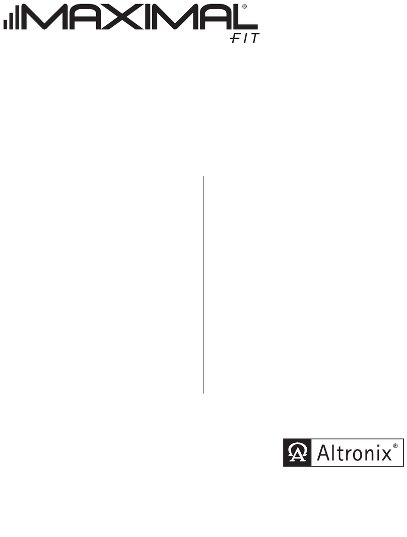 Altronix MAXIMAL FIT MaxFit78AP User manual