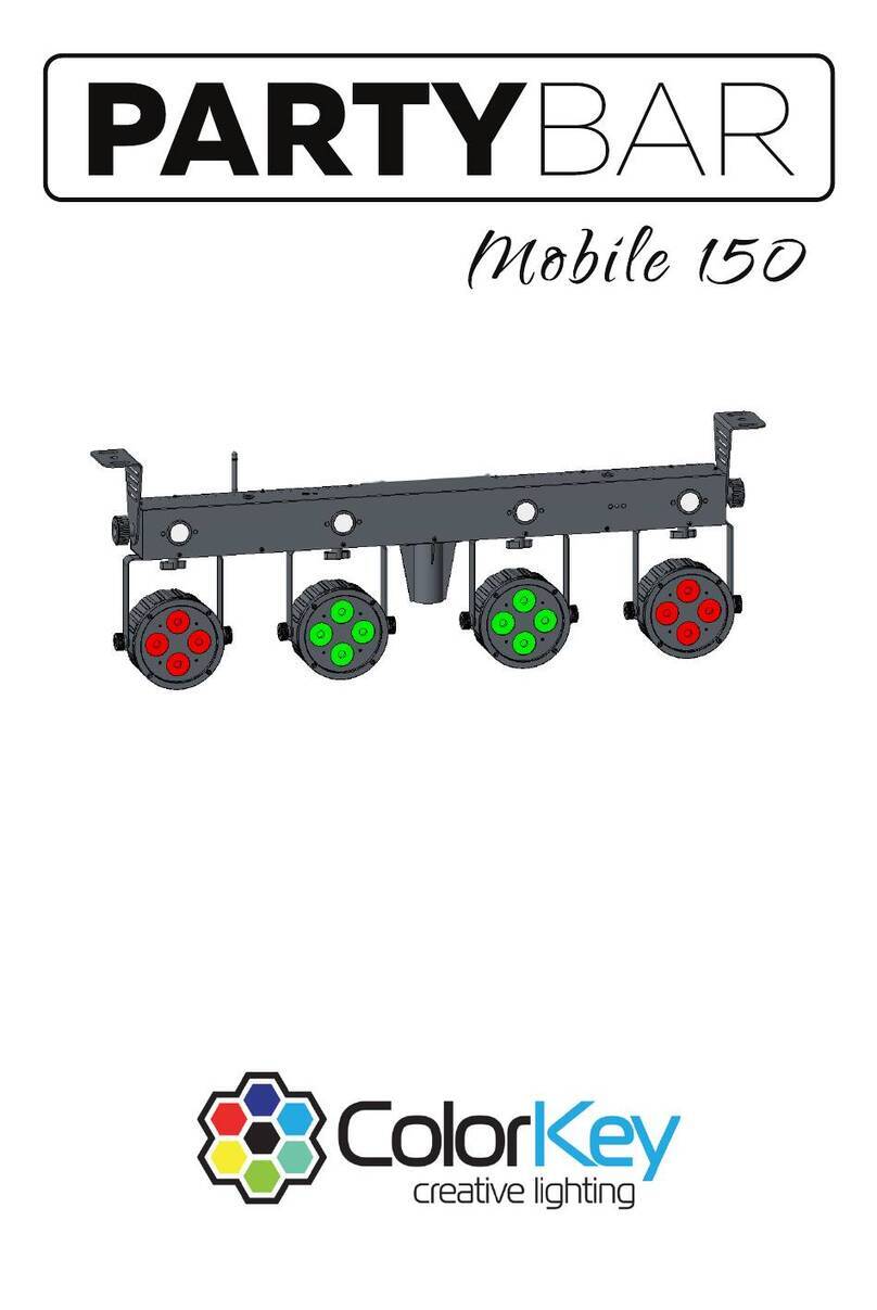 ColorKey PARTYBAR Mobile 150 user manual