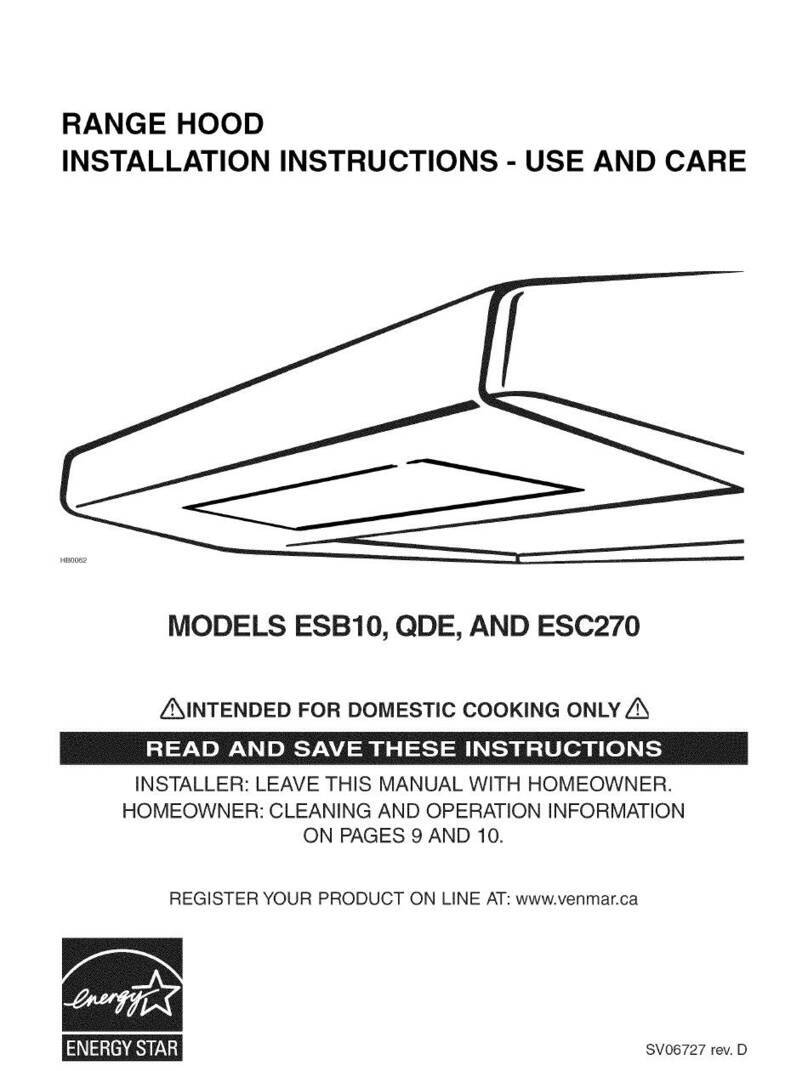 Venmar ESB10 installation instructions