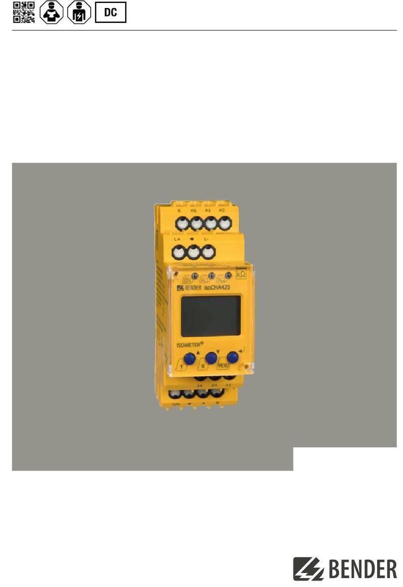 Bender ISOMETER isoCHA425 quick start guide