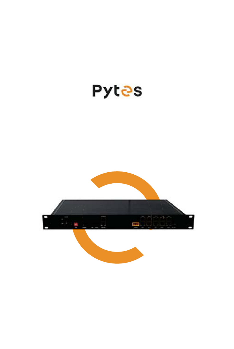 Pytes 1U HUB user manual