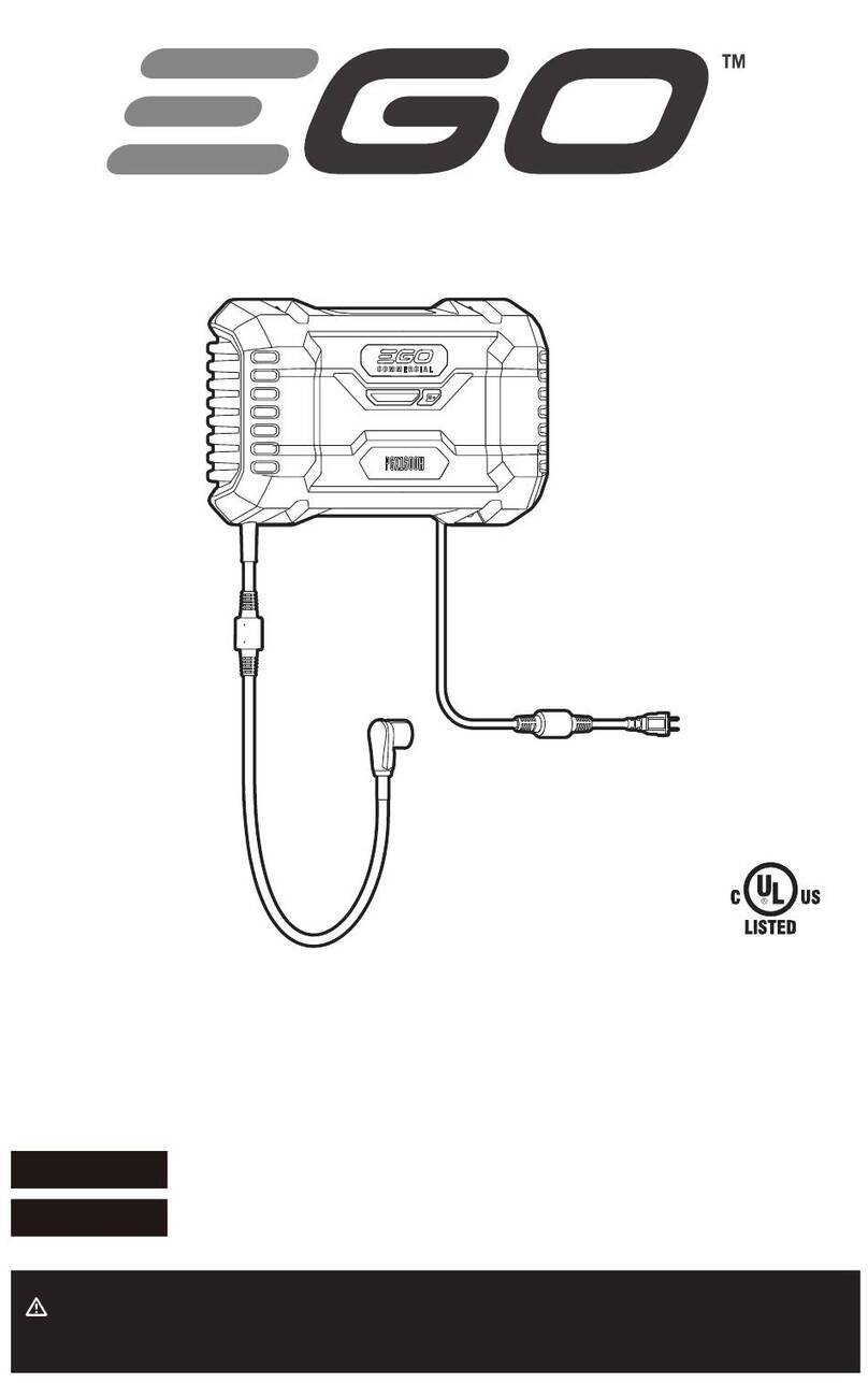 EGO COMMERCIAL PGX1600H User manual
