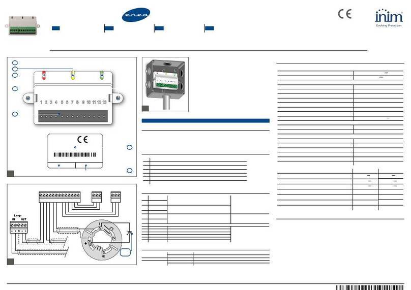 INIM enea EM411R manual INIM enea EM411R manual