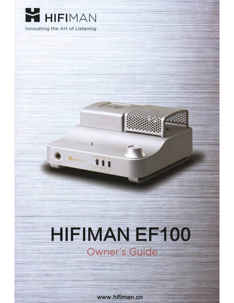 HiFiMAN EF100 owner's guide