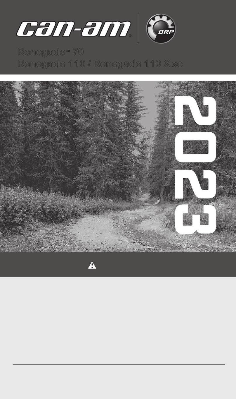 BRP Can-am Renegade 70 2023 Operator's guide