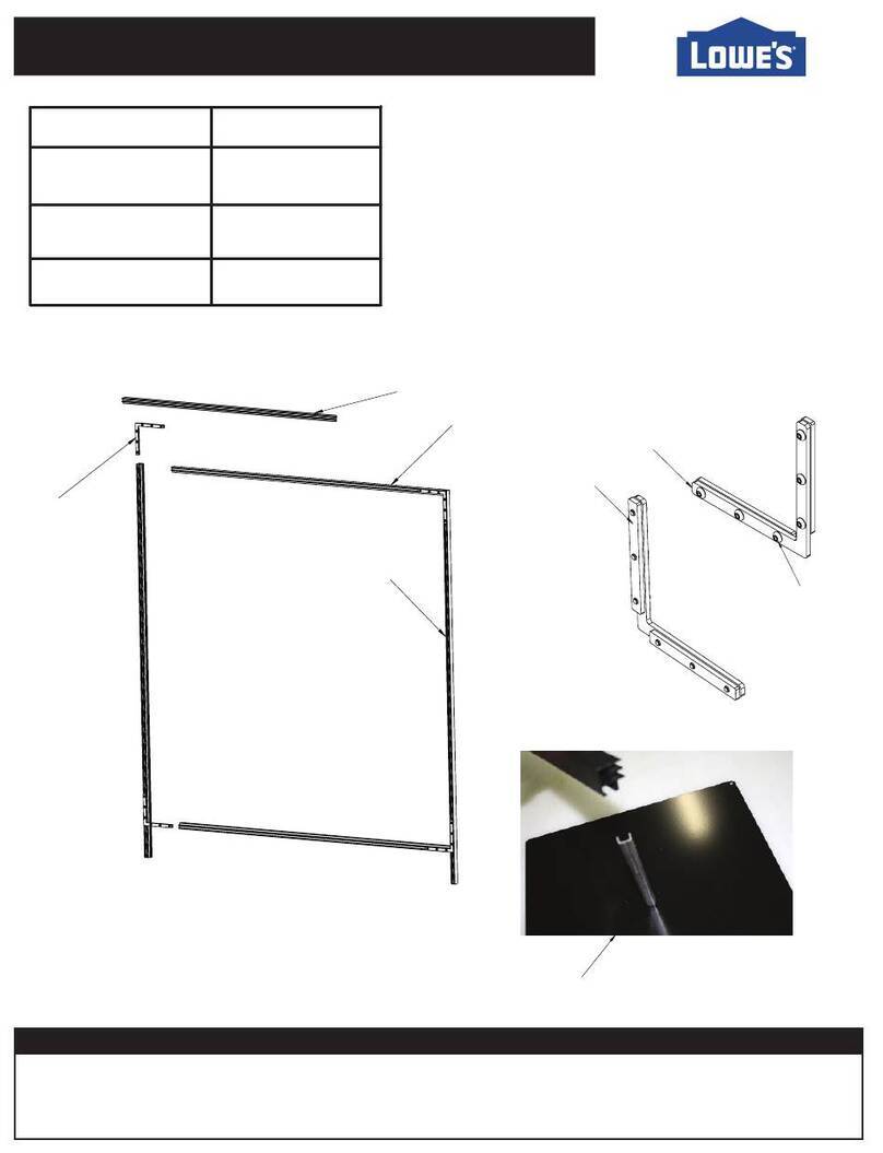LOWE'S F250134 User manual LOWE'S F250134 User manual