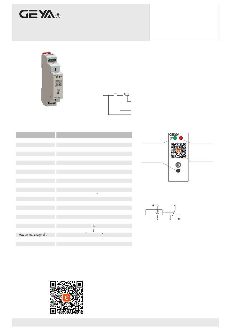 GEYA GRT8-WS User manual