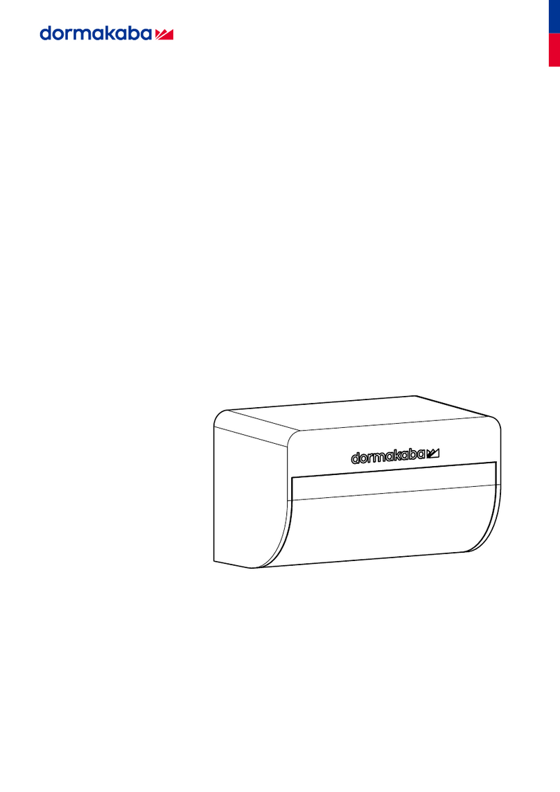 Dormakaba M A01 Assembly instruction