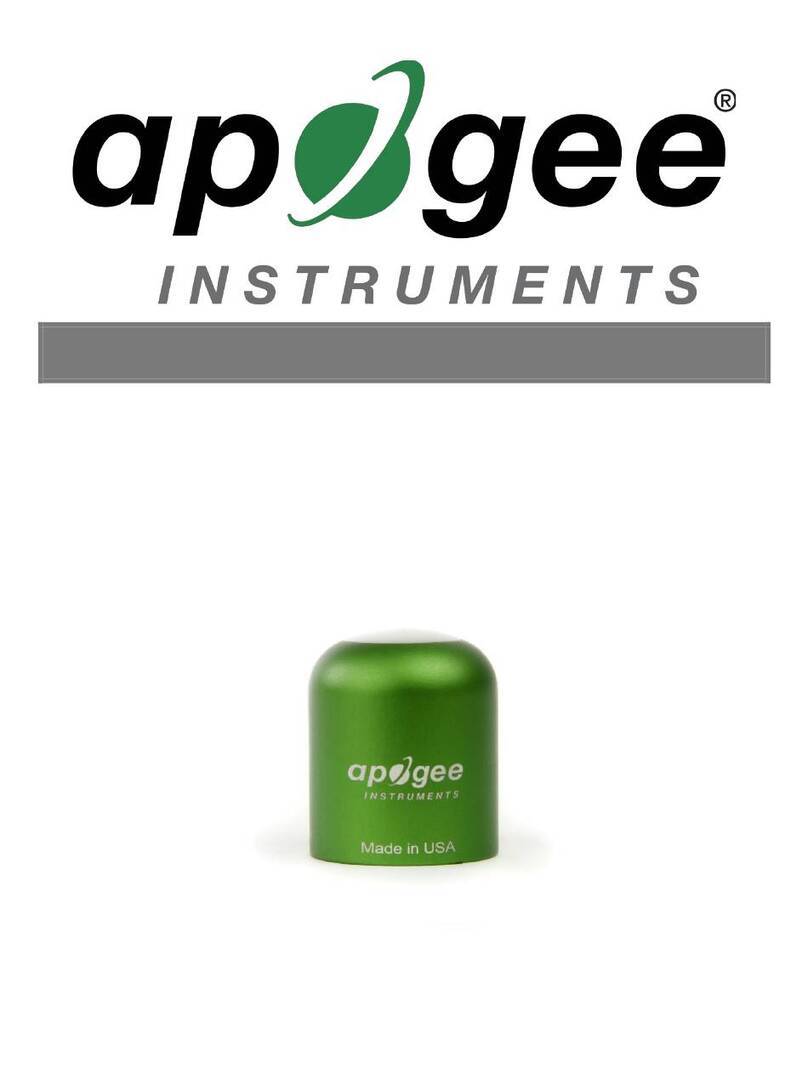 Apogee Instruments SE-100 User manual