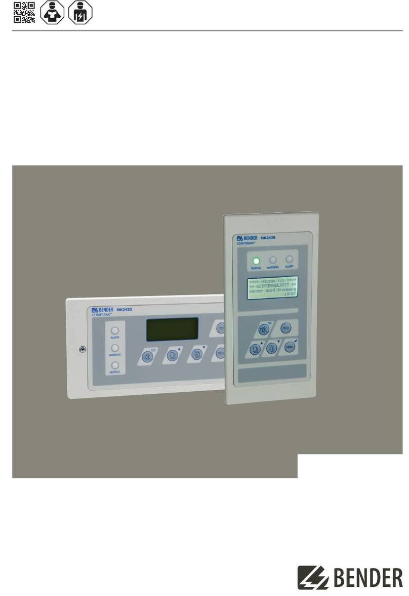 Bender COMTRAXX MK2430 User manual