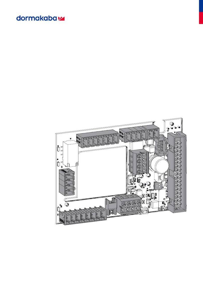 Dormakaba ED connection board CAN Assembly instruction