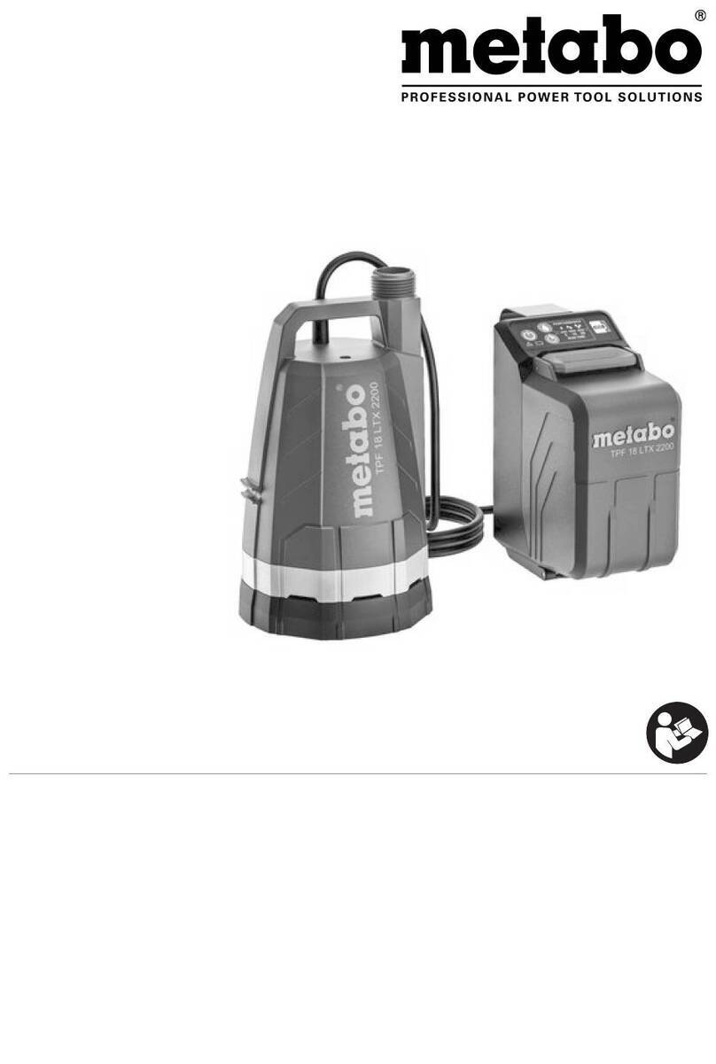 Metabo TPF 18 LTX 2200 Original instructions