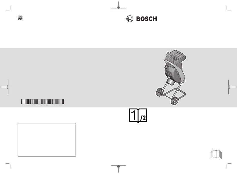Bosch axt rapid 2000 User manual