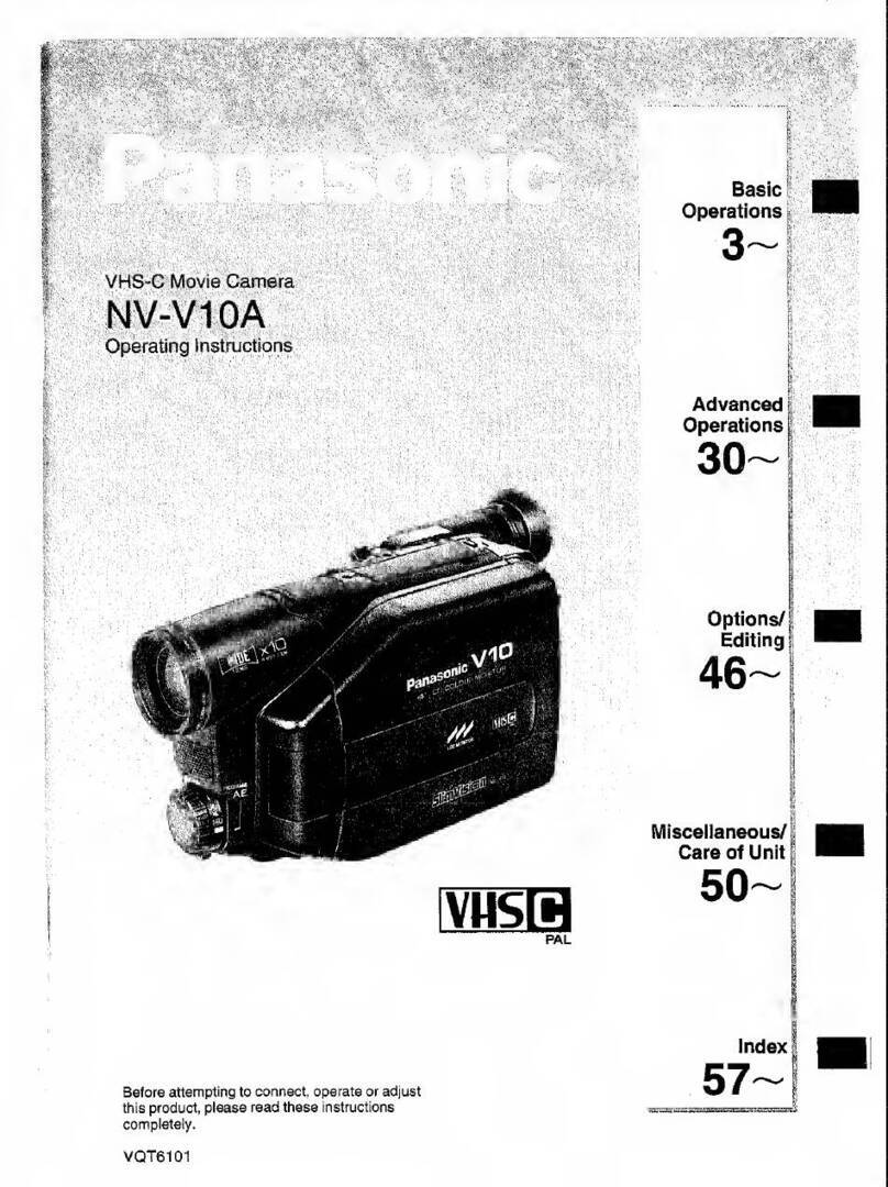 Panasonic NV-V10A User manual
